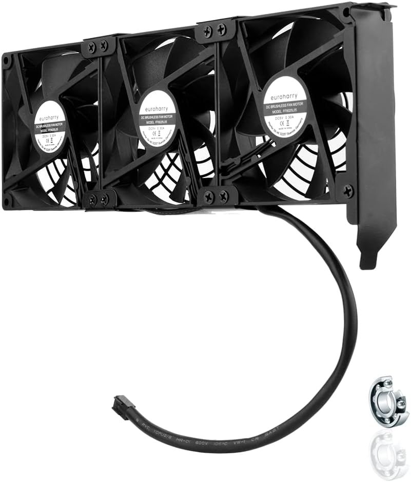 Ventilateur de refroidissement pour carte graphique 3 x 92 mm 2 pin, ventilateur GPU, ventilateur PCI, supporte l'interface SYS_FAN, adapté pour gtx 1080ti, gtx1060, rtx 3080ti...