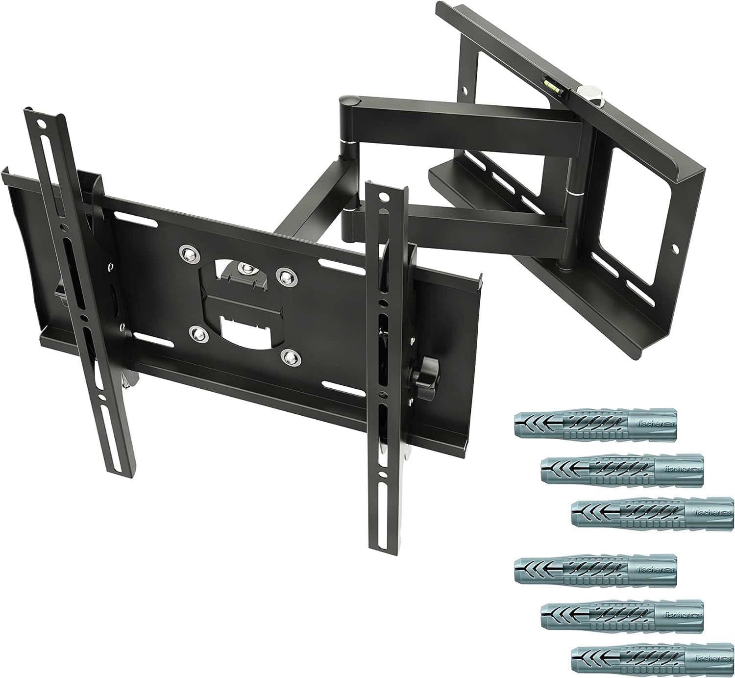 Support TV Mural 32-65"" Pouces (81-165cm), R23-F Orientable et Inclinable Fixation Murale télévision Bras articulé pour télé VESA