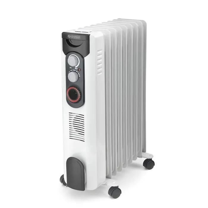 Olimpia Splendid 99617 Caldorad 9TT Radiateur à Bain d'Huile avec Minuterie 75 m³
