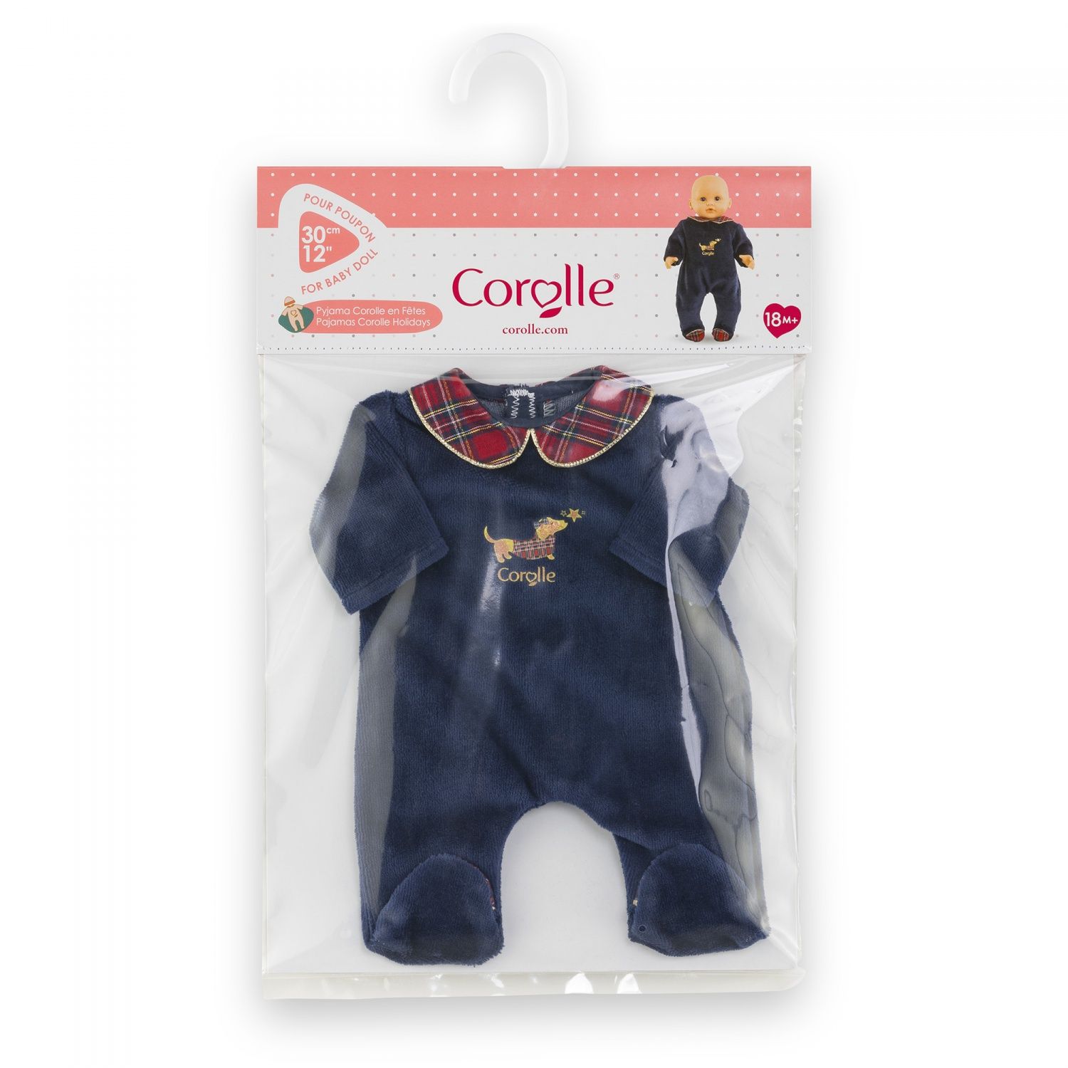 Mes Vêtements De Poupons Corolle BB30 PYJAMA COROLLE EN FÊTES