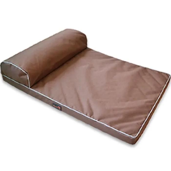 Ohp Panier Pour Chien , Lit Pour Chien, Canapé Pour Chien, Dimensions 120*90*5cm, Coussin, Matelas,Marron