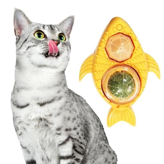 Comparer les prix de Jouet D\\Herbe À Chat Jouet De Boule D\\Herbe À Chat Naturelle Pour Animaux De Compagnie Verte Alimentation Saine Alimentation -Jaun