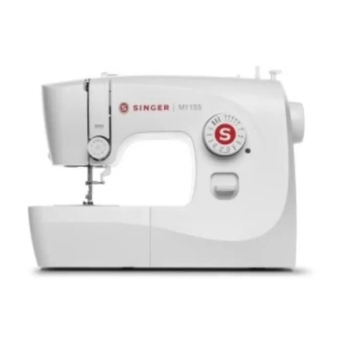 Machine à coudre SINGER M1155 16 points Enfileur simplifié Basse position aiguille