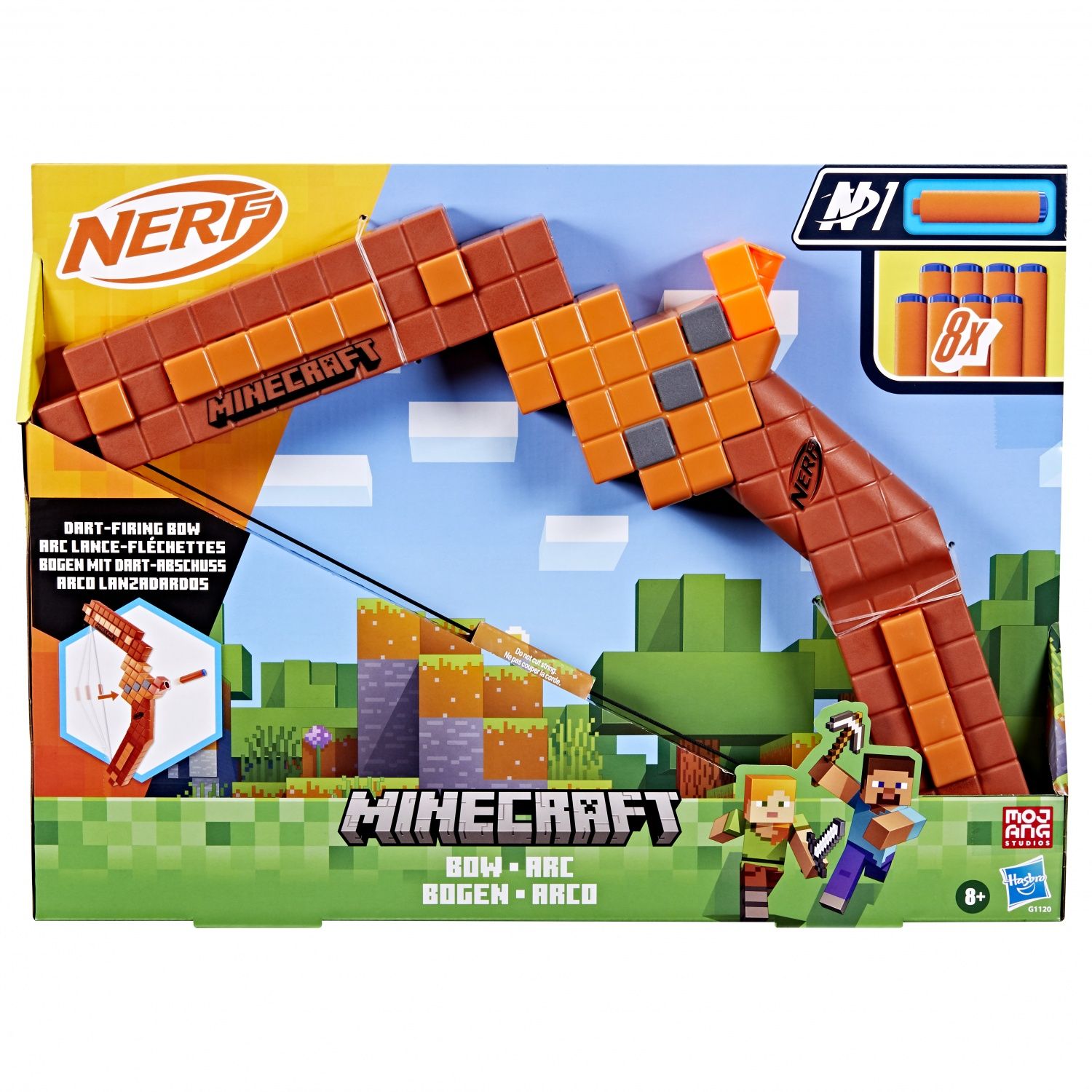 Nerf Minecraft Arc à fléchettes 8 fléchettes Nerf N1 - vue 5