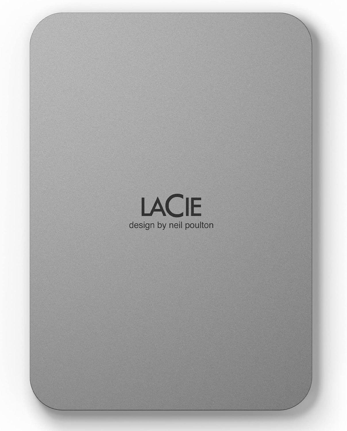 Mobile Drive Moon,4 To,Disque Dur Externe Portable,Silver,Usb-C 3.2,Pour Pc Et Mac,En Matériaux Recyclés,Avec Abonnement Àtoutes Les Applications Adobe Et Services Rescue(Stlp4000400)