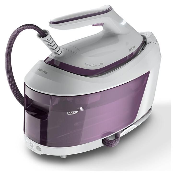 Philips PerfectCare 6000 Series PSG6020 - Centrale vapeur avec fermeture automatique - semelle : SteamGlide Plus - 2400 Watt