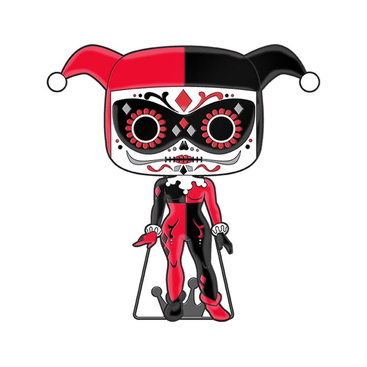 Dc Comics Pin Pin' Pop! Émaillé Dotd Harley Quinn Glow In The 10 Cm