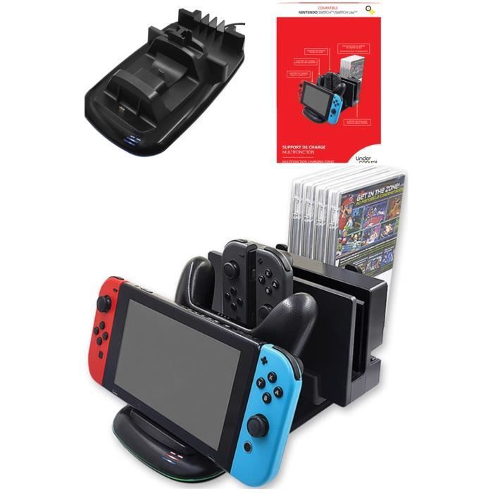 Station De Charge 4 1 Compatible Nintendo Switch 4 1 Et Chargeur Secteur Usb C
