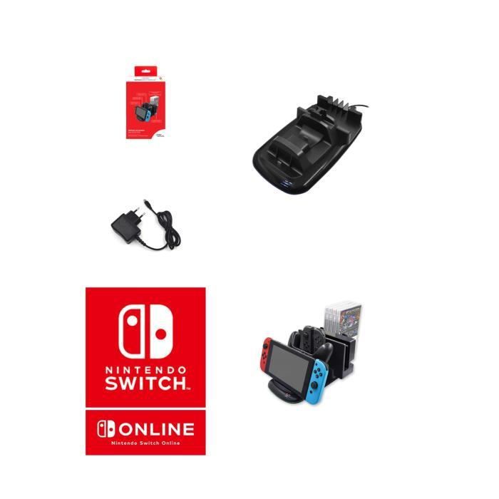 Station De Charge Switch Nintendo Station De Charge 4 1 Et Chargeur Secteur Usb C