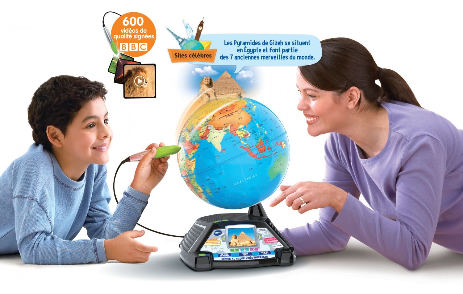 VTECH GENIUS GLOBE VIDÉO INTERACTIF - vue 6