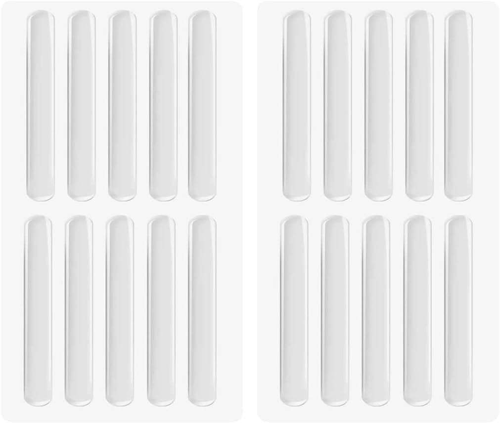 20 Pièces Tampons De Protection Transparents Amortisseur Tampon Pare-Chocs En Meubles Tapis Anti-Bruit Transparent Pour Portes D'Armoires,Cuisine,Salle De Bain