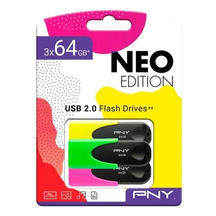 Clé USB PNY 3 uds