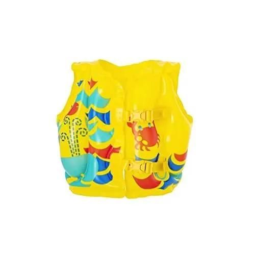 Bestway Gilet Gonflable Jaune Crabe - vue 2