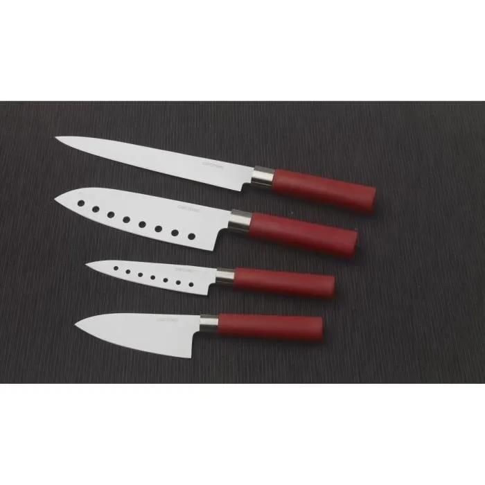 Set De 4 Couteaux Professionnels Avec Revêtement En Céramique Couteaux En Céramique Santoku Usage Domestique Avec Lame En Acier Inoxydable - vue 3