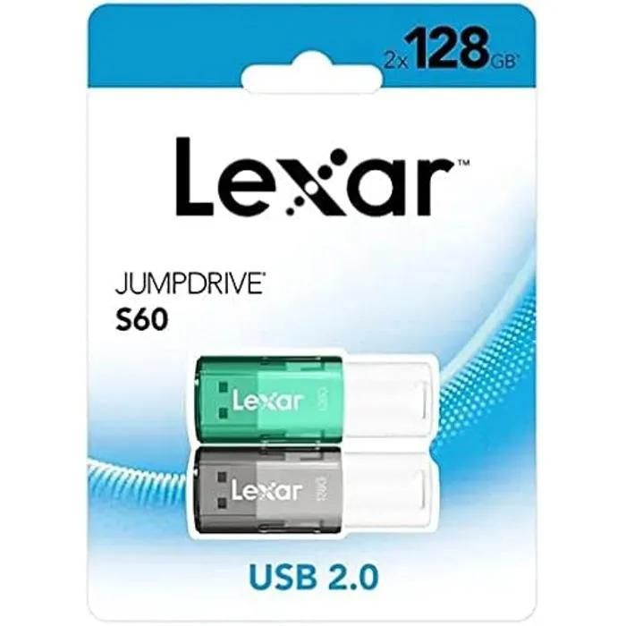 LEXAR Pack 2Cles Usb2 Jumpdrive S60