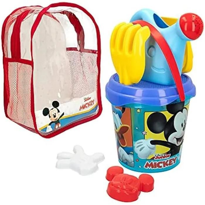 Disney Mickey And The Roadster Racers Mouse Sac À Dos De Plage Cube Avec Accessoires 18 Cm 48217