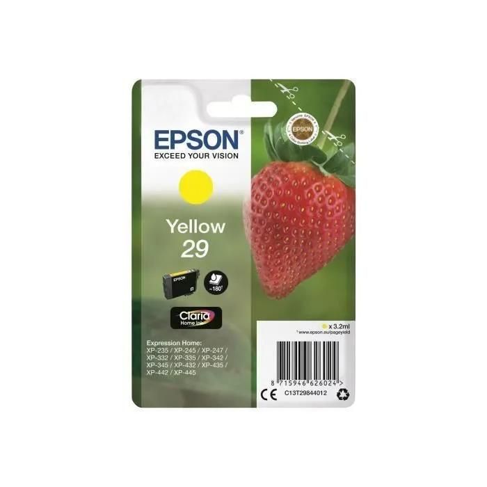 Epson Lot 10 cartouches XP 235 Jaune - vue 2
