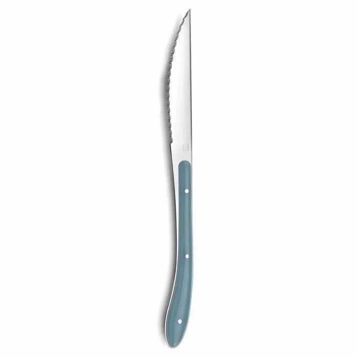 Couteau De Table Amefa Bistro Métal Bicolore 23 Cm Pack 6x - vue 2