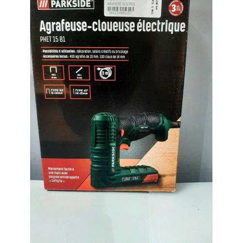 Parkside® Agrafeuse Cloueuse Électrique Phet 15 B1