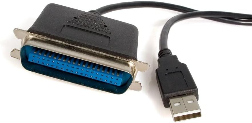 Startech.Com Câble Adaptateur De 3M Usb Vers 1 Port Parallèle Pour Imprimante-Mâle Mâle(Icusb128410)