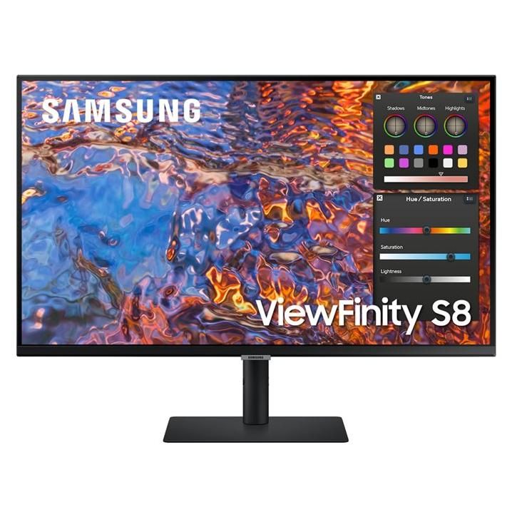 Samsung ViewFinity S8 S32B800PXP - S80PB Series - écran LED - 32 - 3840 x 2160 4K @ 60 Hz - IPS - 350 cd/m² - 1000:1 - DisplayHDR 600 - 5 ms - HDMI, DisplayPort, USB-C - noir