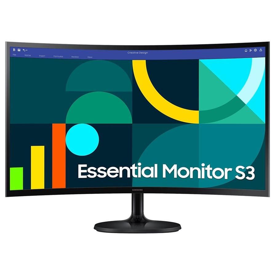 Samsung S27D360GAU - S36GD Series - écran LED - incurvé - 27 - 1920 x 1080 Full HD (1080p) @ 100 Hz - VA - 250 cd/m² - 3000:1 - 4 ms - HDMI, VGA - noir