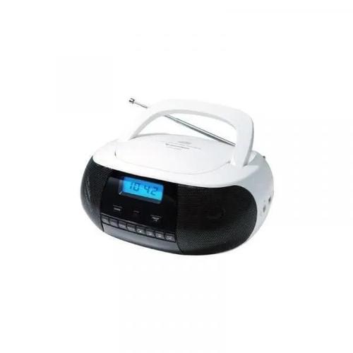 Sunstech Crusm400Wt Radio Cd Portable Avec Tuner Fm Pll Pour Profiter Au Mieux De Toute Votre Musique, Qu'Elle Soit Stockée Sur Cd Ou Au