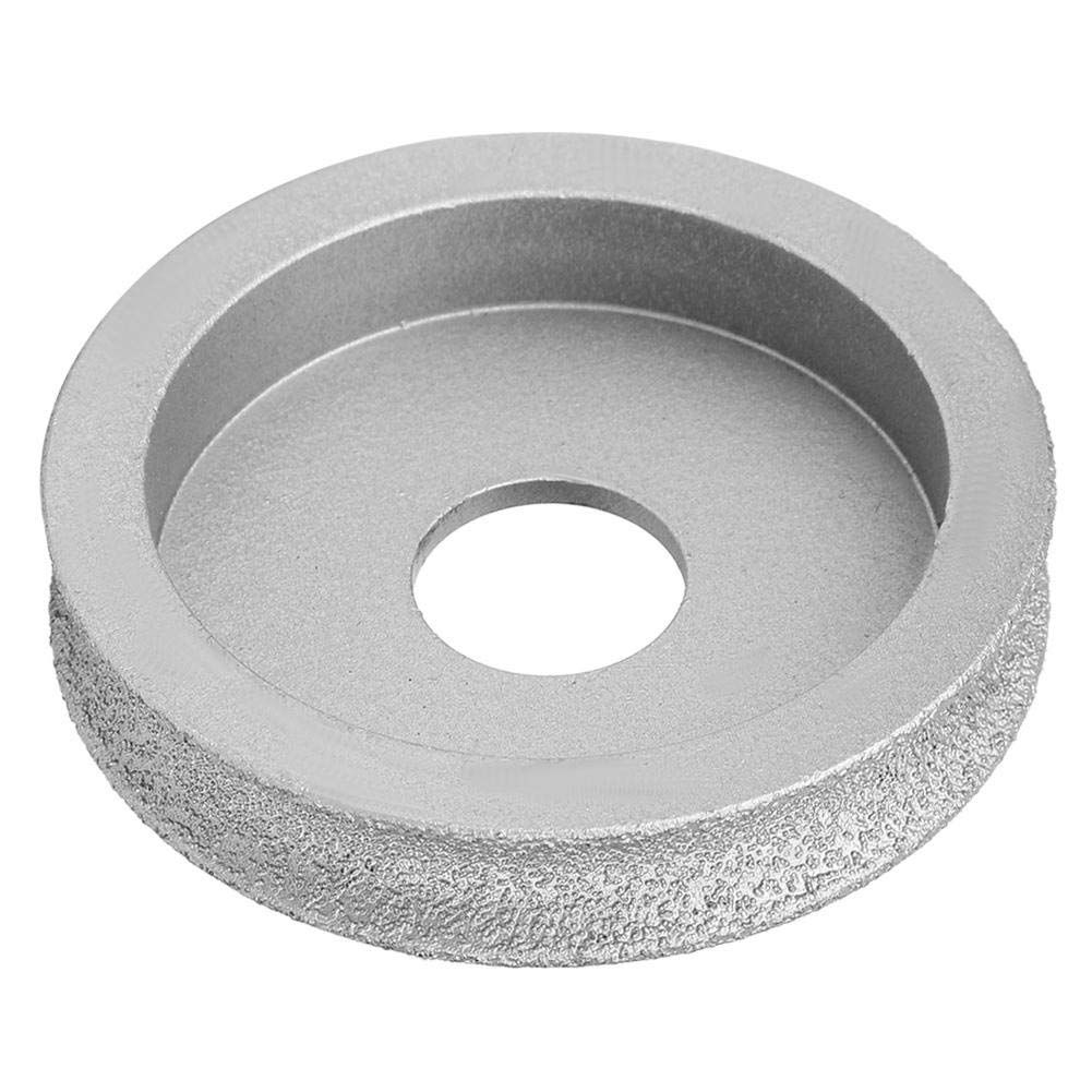 Meule Diamantée, Meule En Pierre Meule Diamantée Brasée Meule Abrasive Concave Meule Poncage Pour Verre Céramique Pierre Carbure Béton Marbre Granit Brique Maçonnerie(Concave Grinding Wheel 1.0)