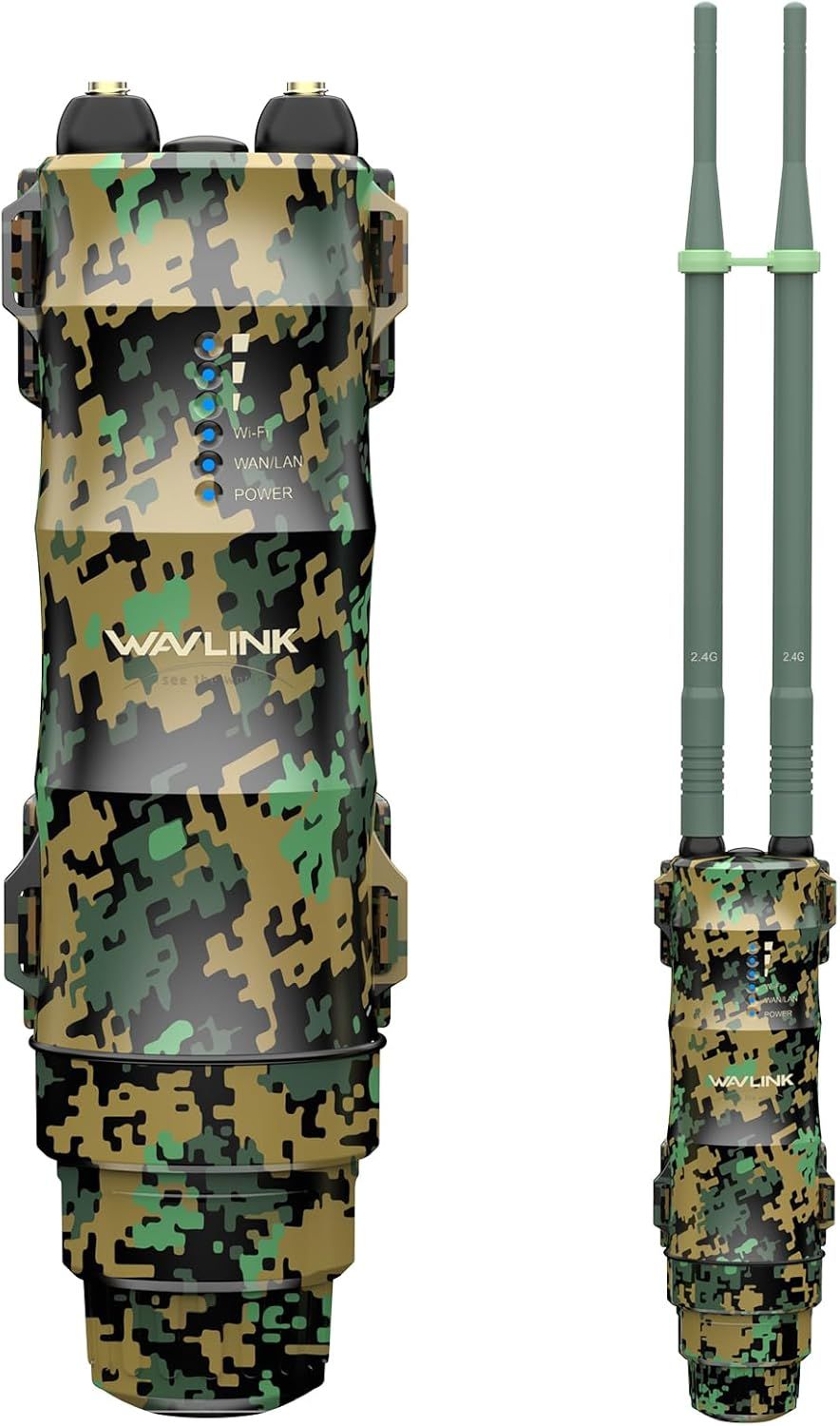 Repeteur WiFi Exterieur Puissant Camouflage avec Antenne WiFi Longue Portée-Amplificateur Wavlink N300 2.4G- Outdoor Poe Répéteur WiFi Extérieur- Idéal pour Les Grands Espaces éloignés.[Y85]