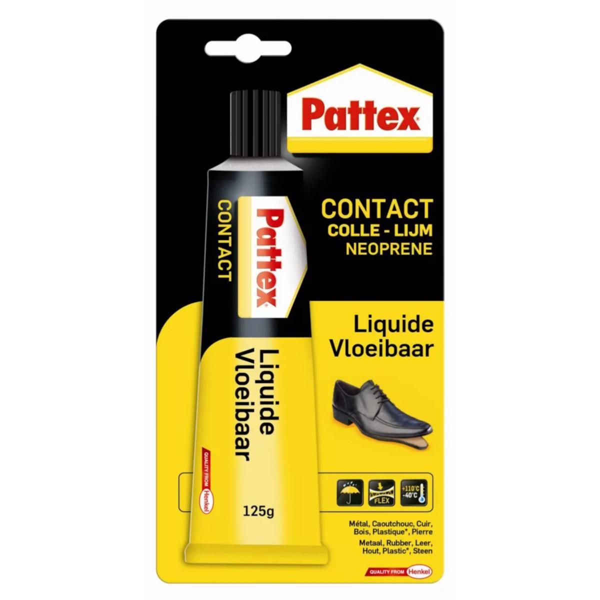 COLLE CONTACT LIQUIDE TYPE NEOPRENE PATTEX TOUS MATERIAUX - vue 2