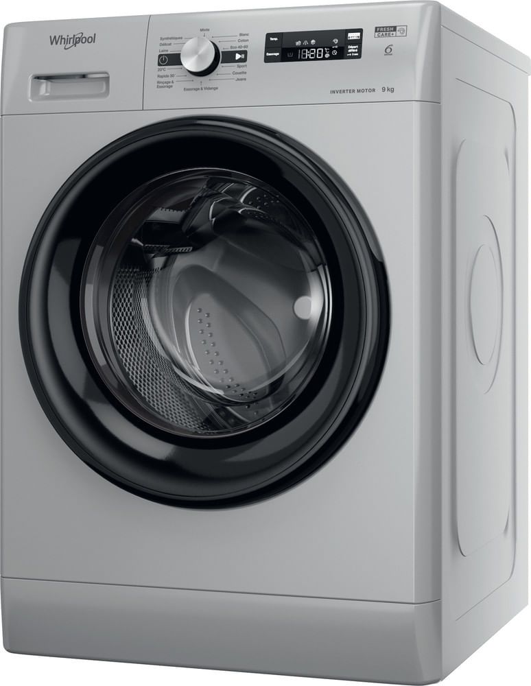 Lave linge hublot WHIRLPOOL FFS9269SBFR 9 kg Induction 60 cm 1200 trsmin - vue 2