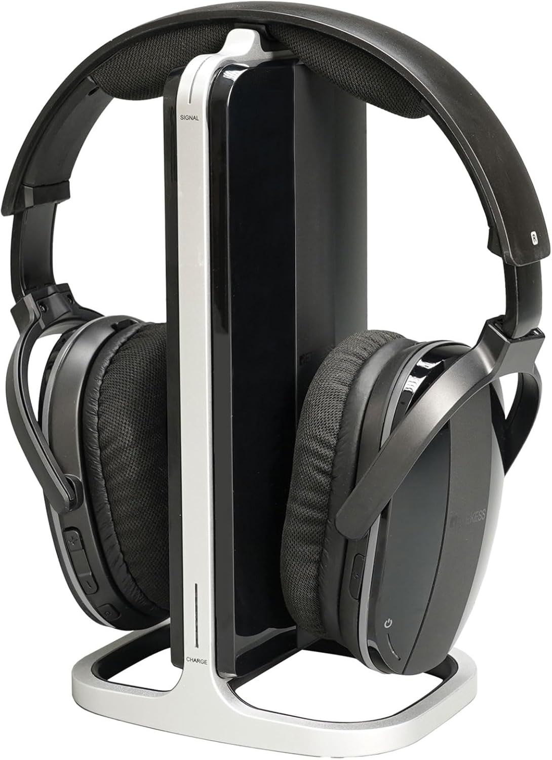 Ta007 Casque Tv Sans Fil,Station De Charge D'Émetteur 2.4G,Pas De Retard Audio,Distance De 60M Dans Un Lieu Ouvert,Casque Television,Casque Audio Sans Fil,Pour La Maison