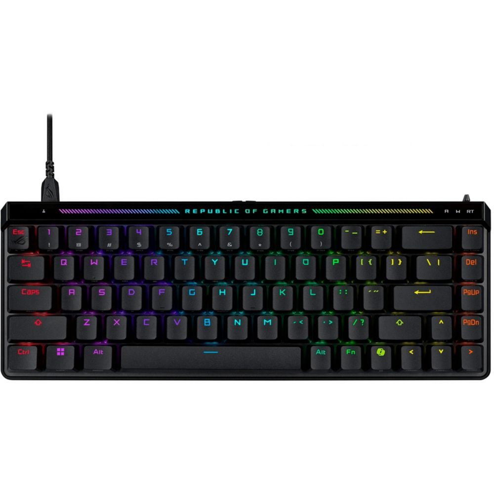 ASUS ROG Falchion Ace HFX (Noir) - Clavier gaming filaire - AZERTY, Français