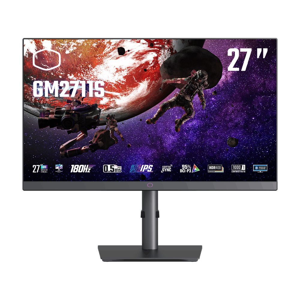 Cooler Master GM2711S 27 QHD180HzIPS0.5msHDR400Adap Sync # - vue 5