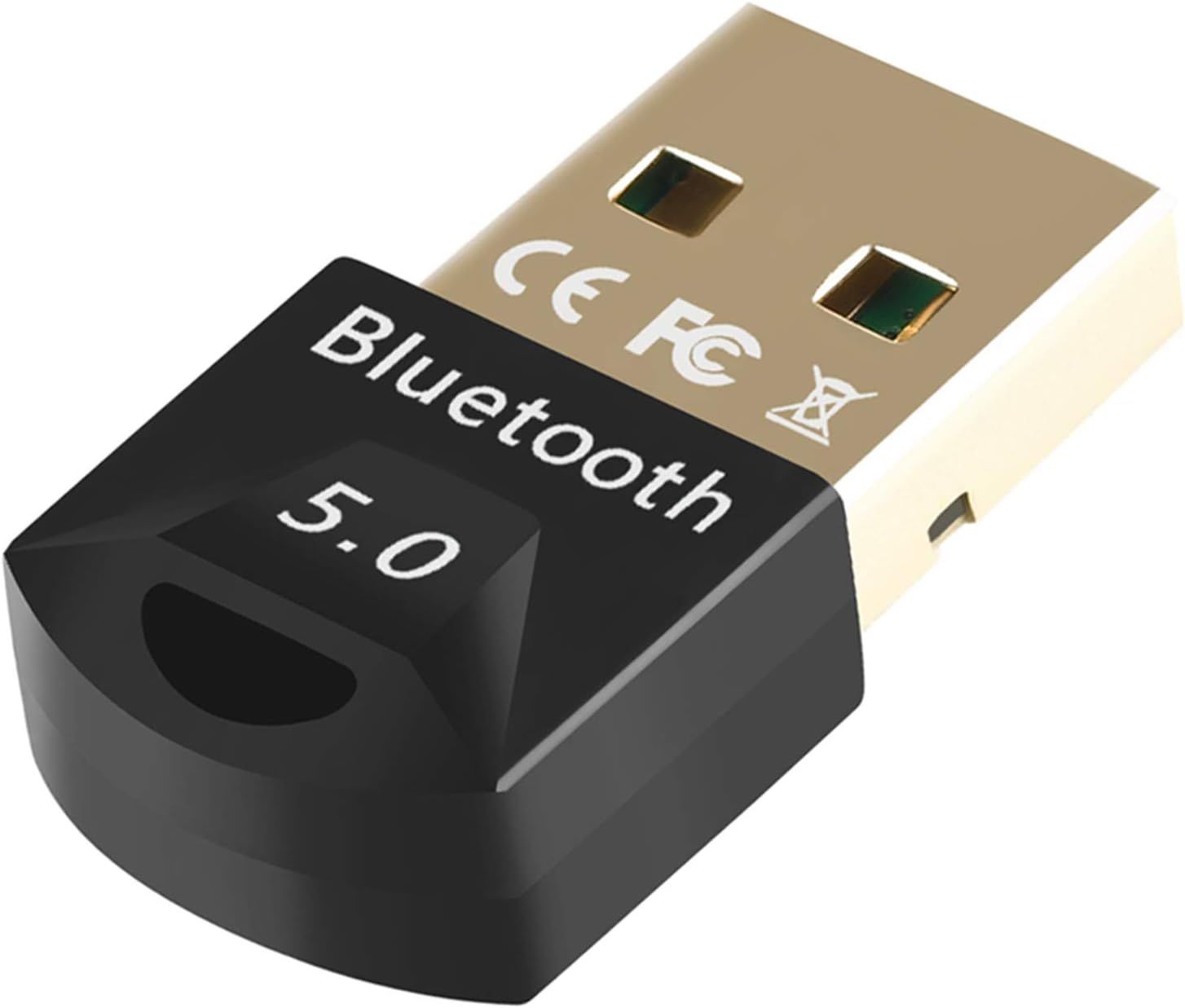 USB Bluetooth 5.0 Adaptateur,Dongle USB Bluetooth Adaptateur Compatible avec Windows 10/8.1/8/7,Mini Clé USB Bluetooth 5.0 pour Casques,Souris,Enceintes,Clavier,Imprimantes(Q882)