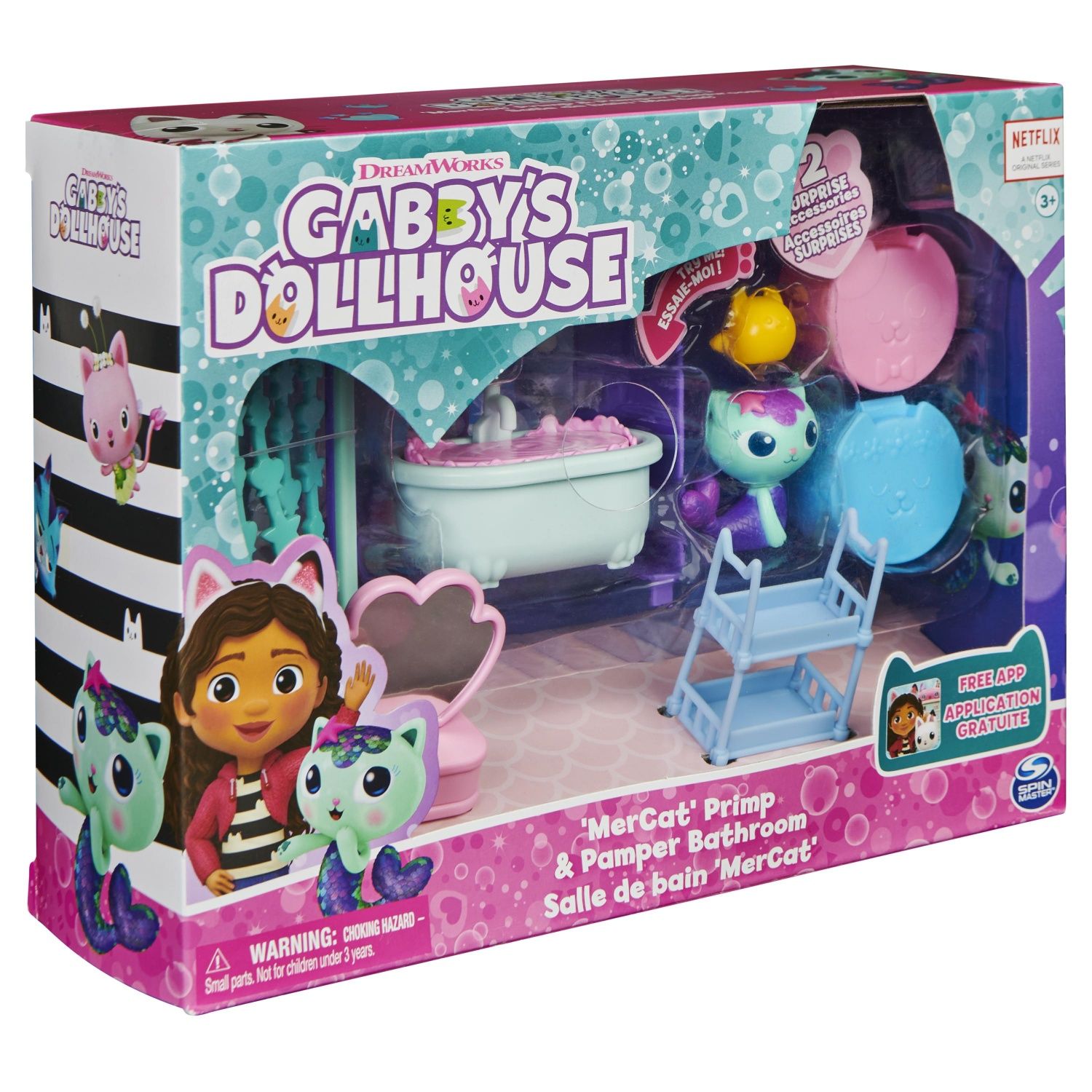 GABBY ET LA MAISON MAGIQUE PLAYSET DELUXE LA SALLE DE BAIN DE MARINE Gabby et la Maison Magique