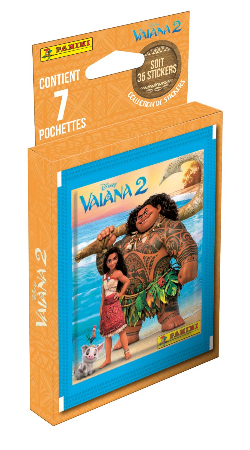 Carte à collectionner Panini Vaiana 2 Blister 7 pochettes - vue 2