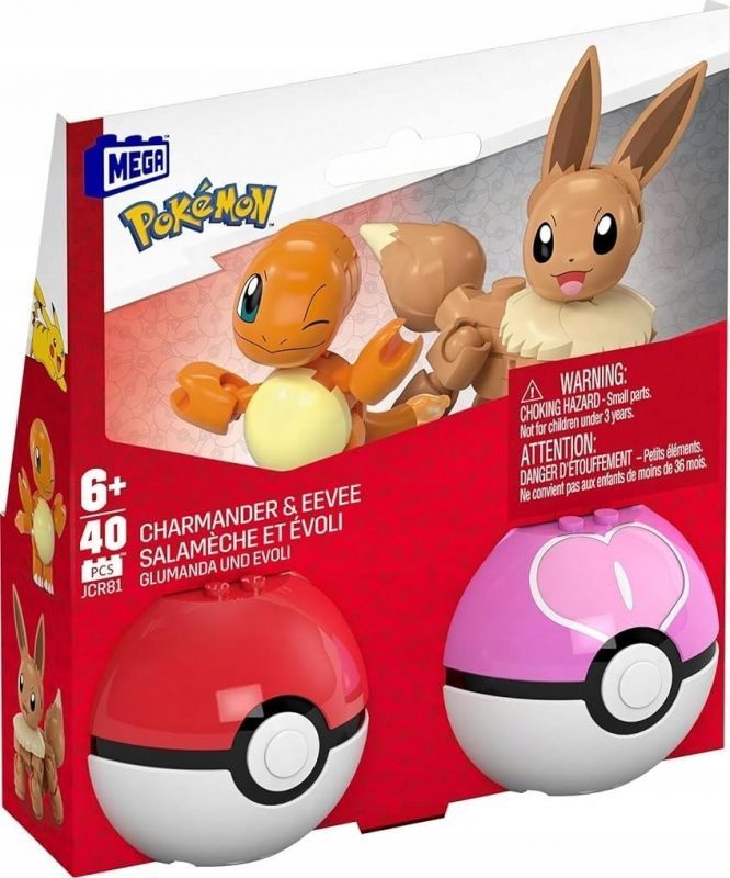 Mega Pokémon Mega Pokémon  Coffret Salamèche Et Évoli