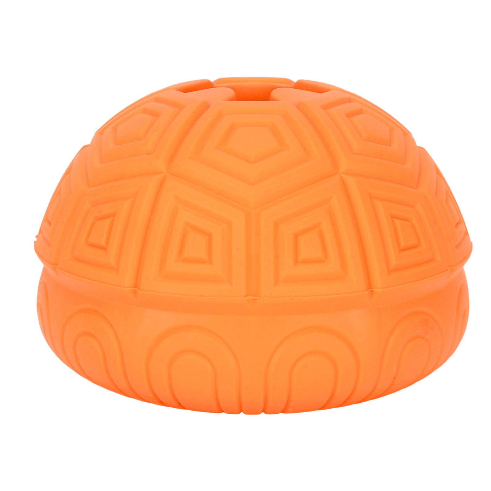 Comparer les prix de Balle À Friandises Pour Animaux De Compagnie, Jouet Interactif À Alimentation Lente En Caoutchouc En Forme De Tortue, Distributeur De Nourriture Pour Chien (Petit) Orange