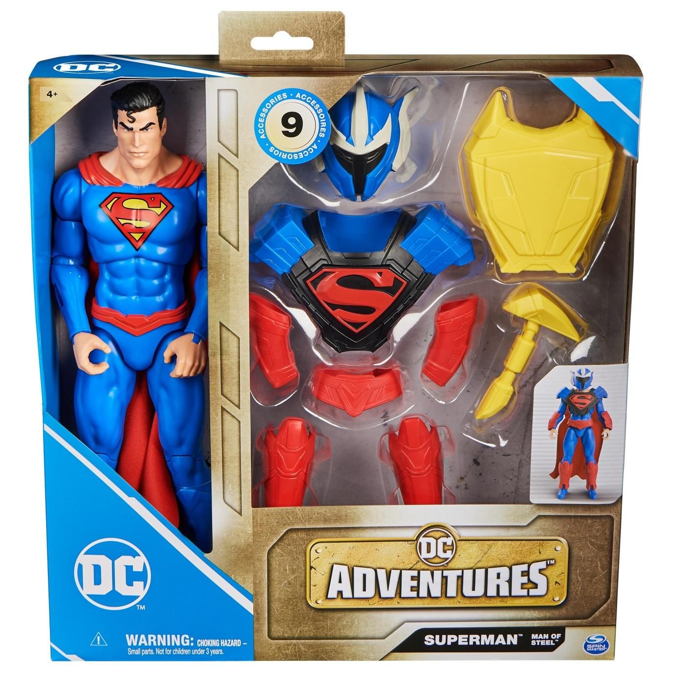 pack figurine 30 cm superman + accessoires justice league battles - vue 6