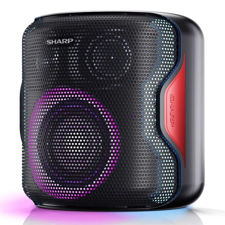 SHARP PS 921 BK SPEAKER BLUETOOTH PORTATILE TWS FLAC IPX5 GIOCO LUCE LED RGB NERO