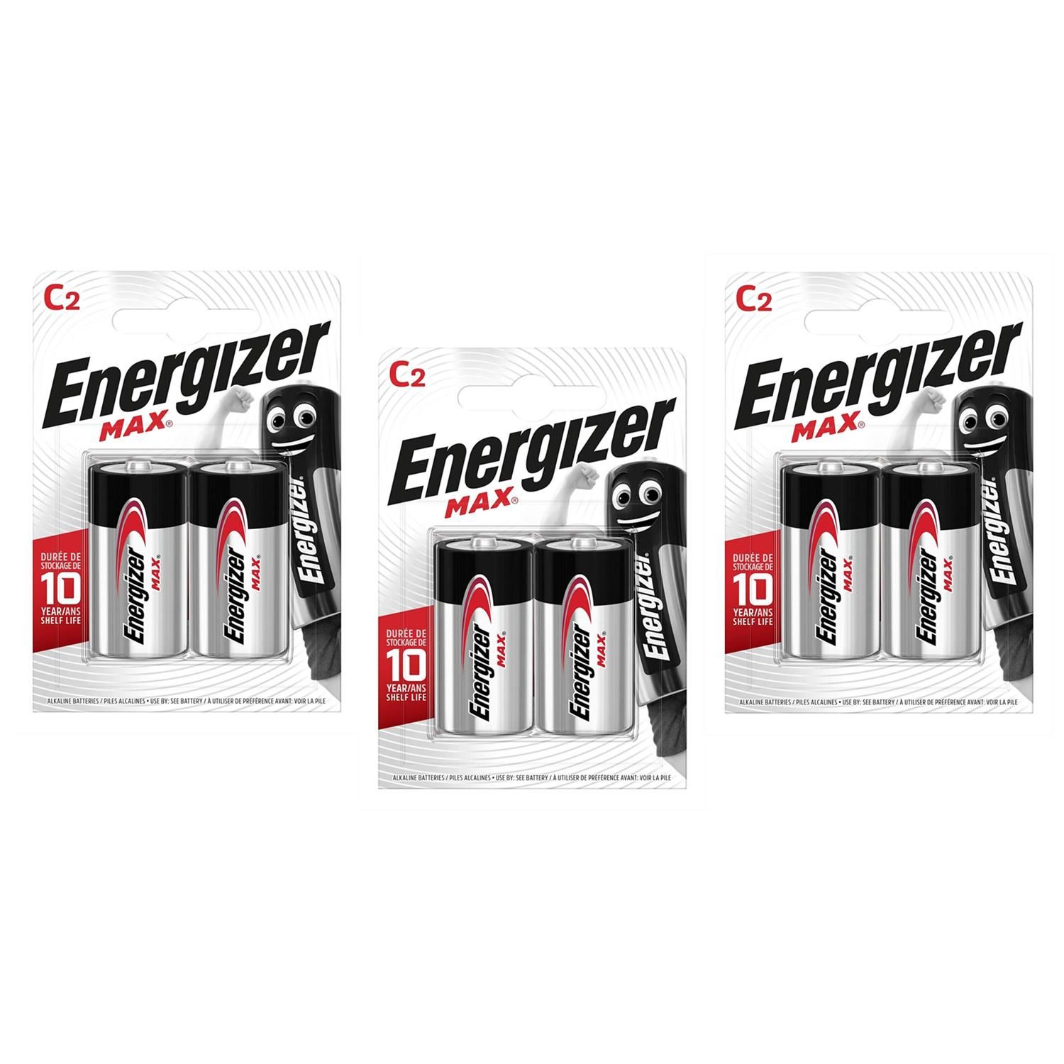 ENERGIZER Lot de 6 Blisters de 2 Piles Max LR14 C - vue 2