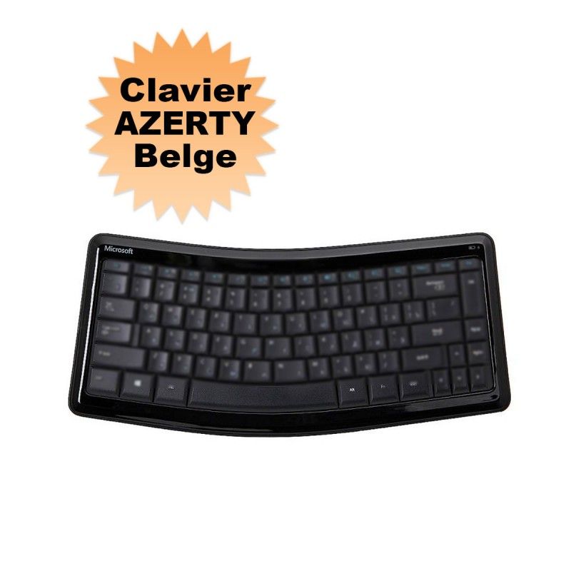 Clavier PC Microsoft Sculpt Mobile 1390 AZERTY Belge Bluetooth NEUF