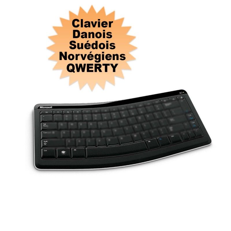 Microsoft Bluetooth Mobile Keyboard 5000 Clavier Bluetooth nordique - vue 2