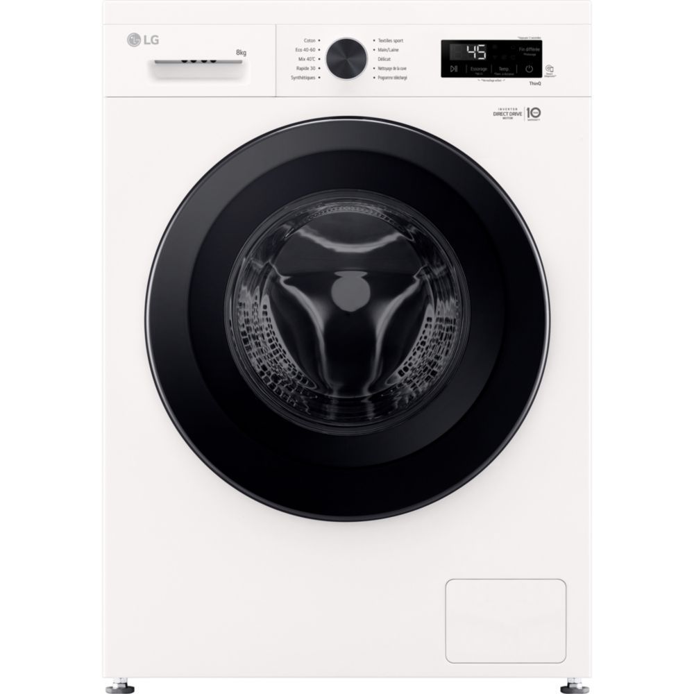 Lave linge 8 kg 1400 tours LG F84B15WHS