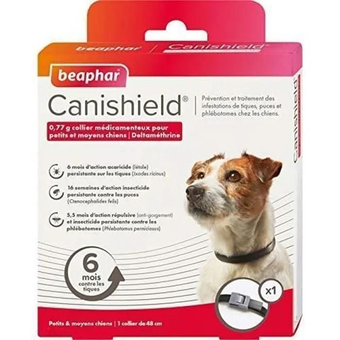 Meilleurs prix pour Beaphar Canishield Collier Antiparasitaire Petit-Moyen 410.0160.002