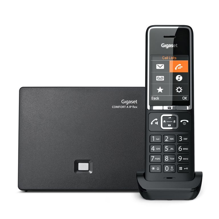 GIGASET COMFORT 550A IP BASE (NERO) - TELEFONO CORDLESS - VOIP - VIVAVOCE - SEGRETERIA