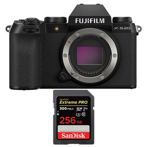 Appareil photo sans miroir Fujifilm X S20 + SanDisk Extreme Pro SDXC UHS II U3 V90 300 Mo/ - vue 2
