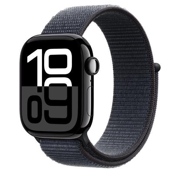 Apple Watch Series 10 OLED 42 mm Numérique 374 x 446 pixels Écran tactile Noir Wifi GPS (satellite)