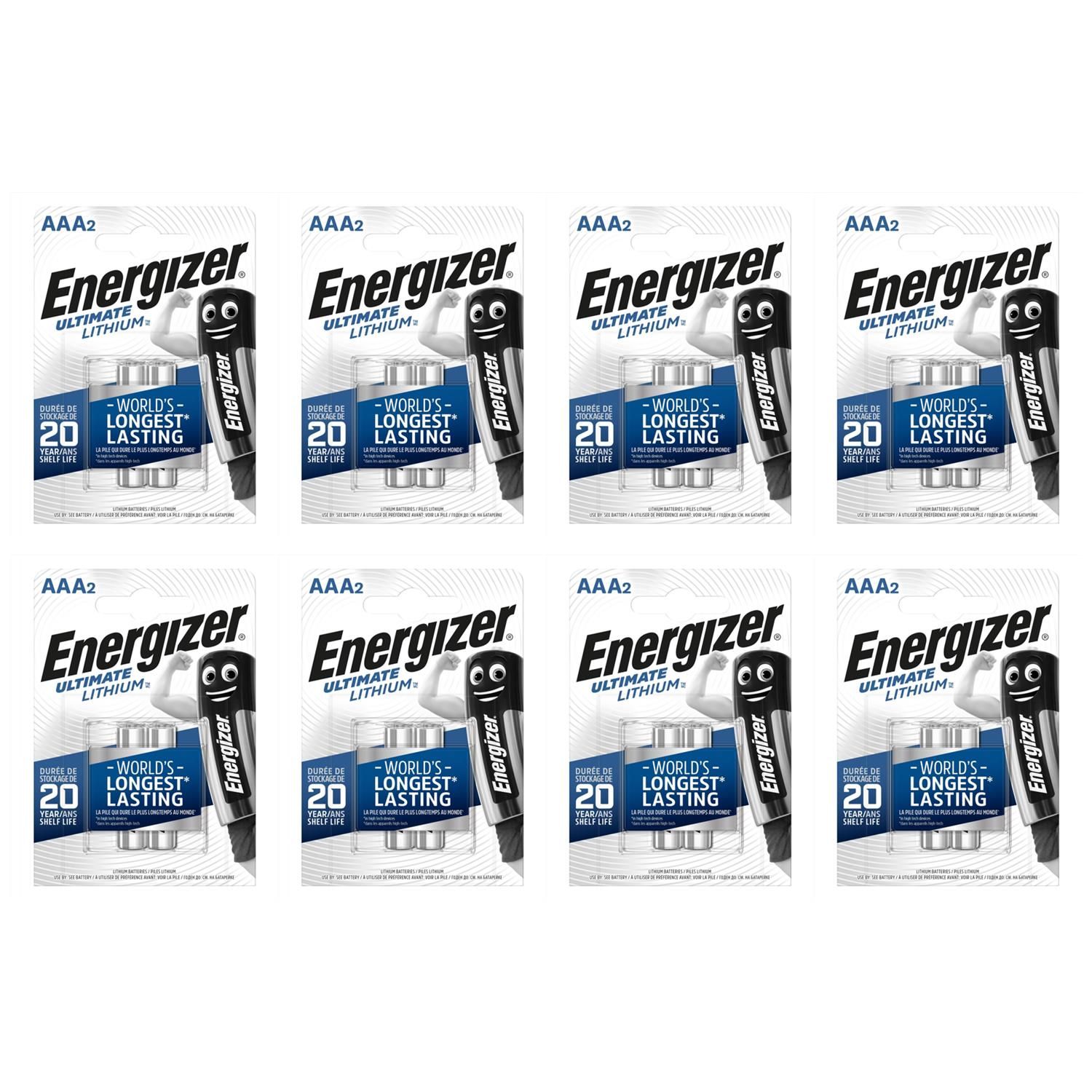 ENERGIZER Lot de 6 Blisters de 2 Piles Ultimate Lithium L92 AAA Micro LR03 - vue 2
